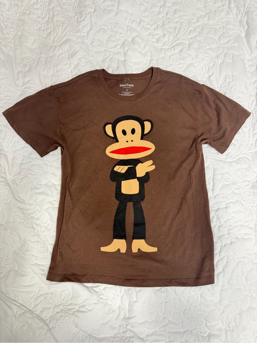 NWOT Paul Frank Brown Graphic Monkey Tee